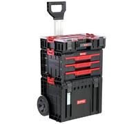 botle Set di Cassetta degli Attrezzi Mobile con Cassetti e Organizzatore Sistema di Stoccaggio Modulare Combinabile per Officina PRO