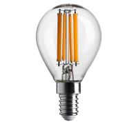 Botlighting lampadina led 7W E14 1055lm 2700k luce calda vetro trasparente equivalente 75W