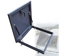 Botola A Soffitto, Piastra Di Copertura Per Porta Di Accesso Al Tetto Commerciale, Telaio In Alluminio Zincato, Porta Di Sicurezza Per Tetto Con Maniglia Tipo Interruttore Galvanized-650*650