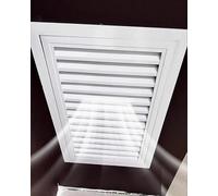 Botola Cartongesso Pannello di Accesso a Parete/soffitto con Sfiato, Griglia di Copertura per Sportello di Ispezione, Porta di Revisione per Manutenzione con Rete di Protezione(40x40cm/15.7x15.7in)