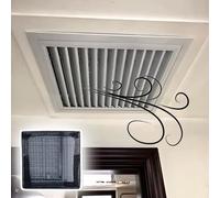 Botola Cartongesso Pannello di Accesso per Serranda a Soffitto/parete con Rete Antipolvere, Sportello di Revisione del Vano di Servizio, Griglia di Copertura del Portello di Ispezione(46x46cm/16x16in)