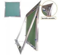 Botola d’ispezione 50x50 cm in alluminio con sistema di apertura push pull
