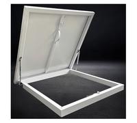 Botola da tetto, Botola di accesso al tetto, botola di fuga dalla pioggia, porta di accesso, for scale della soffitta, casa, magazzino, cantina, giardino(White,50x50cm)