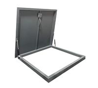Botola da tetto, Botola di accesso al tetto, botola di fuga dalla pioggia, porta di accesso, for scale della soffitta, casa, magazzino, cantina, giardino(Gray,55x55cm)