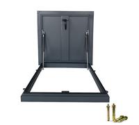 Botola Da Tetto in Acciaio Zincato, Copertura per Botola per Accesso Del Tetto, Copertura Di Uscita Tetto, Lucernario Sul Tetto Porta di Sicurezza Della Cantina Finestra per Tetti (70cm)