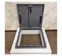 Botola d'acciaio galvanizzata del tetto, copertura impermeabile di Access per la soffitta e il seminterrato con asta di sostegno e maniglia