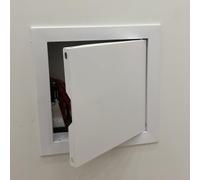 Botola di Accesso a Parete Bianca Parete in Alluminio Sportello Ispezione con Interruttore Magnetico per HVAC/Parete/Soffitto, Facile da Manutenere((WxH)12x20in/30x50cm)
