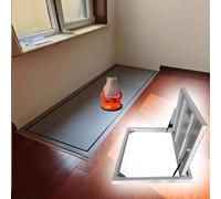 Botola Di Accesso Al Pavimento Del Vano Intercapedine Senza Soluzione Di Continuità, Porta Nascosta Per Il Seminterrato, Porte Della Cantina Incassate(68X20"(173x51cm))