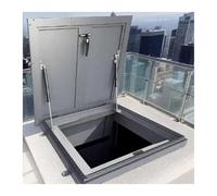 Botola di Accesso al Tetto, Copertura Impermeabile per lucernario della soffitta, botola di Ventilazione per Tetto di Cantina/Magazzino con Maniglia, sportello di Accesso per Manutenzione Esterna