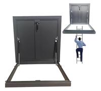 Botola di Accesso al Tetto in Lega di Alluminio, botola in Acciaio zincato Verniciato a Polvere, Piastra di Copertura per botola sul Tetto per Coperchio della Testa del pozzo, Guarnizione in