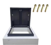 Botola Di Accesso Al Tetto Lucernario, Portello Di Accesso Al Tetto In Lega Di Alluminio Copertura Per Lucernario In Acciaio Zincato Verniciato A Polvere Porta Sicurezza Tetto(75x75cm/29.5x29.5in)