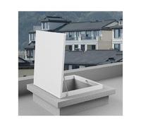 Botola Di Accesso Al Tetto Resistente Alle Intemperie Botola Di Sicurezza In Acciaio Con Maniglia A Interruttore Porta Di Accesso for Riparazioni Di Emergenza E Tombini(60x60cm/23.6x23.6in)