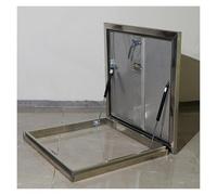 Botola di Accesso per soffitta Impermeabile in Acciaio Inox 304 Resistente e Durevole, con Guarnizione - Sportello di Accesso Esterno per seminterrato per Ventilazione e