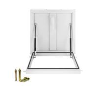 Botola for tetto zincata, asta di supporto idraulica, porta di sicurezza for tetto con maniglia a interruttore, adatta for l'industria domestica(27.5in/70cm)