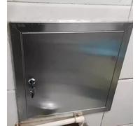 Botola Ispezione Cartongesso Pannello d'accesso Idraulico Acciaio Inox, Copertura Parete Bloccabile per Cablatura Nascosta, Botola Ispettiva Personalizzabile(30x30in/75x75cm)