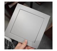 Botola Ispezione Cartongesso Pannello Di Accesso Chiusura A Sfioramento, Porta Porta Di Ispezione Idraulica, Pannello Accesso Al Soffitto Per Pareti A Secco(Hole Size-Gray,400x600mm)