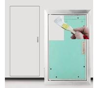 Botola Ispezione Cartongesso Pannello di Accesso in Cartongesso Verniciabile Carta da Parati, Sportello di Accesso a Muro Telaio in Alluminio, Coperchio per Foro di Servizio Idraulico a Filo Porta Del