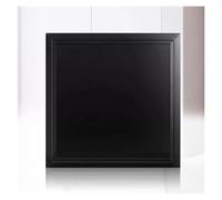 Botola Ispezione Cartongesso Porta Di Accesso In Metallo Rimovibile, Pannello Accesso Idraulico Magnetico Pareti In Cartongesso Piastrelle, 60cm Piccola Piastra Ispezione(Black,20x30cm/0.7'x1')