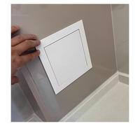 Botola Ispezione Cartongesso Porta Di Accesso In Metallo Rimovibile, Pannello Accesso Idraulico Magnetico Pareti In Cartongesso Piastrelle, 60cm Piccola Piastra Ispezione(White,35x35cm/1.1'x1.1')
