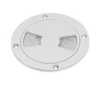 Botola Per Ispezione Marina Rotonda In Acciaio Inossidabile 316 Da 3/4/5/6 Pollici Con Centro Robusto Staccabile, Copertura Per Boccaporto Per Barca Antiscivolo Per Yacht Marino Rv (4 Inch)