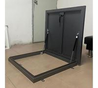Botola per Tetto, Botola di Accesso al Tetto Personalizzata, Accesso al soffitto della soffitta con Sollevamento Verso l'Alto con Supporti Idraulici e Maniglia, Coperchio del tombino in Meta