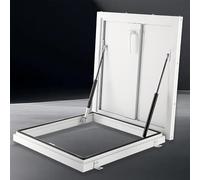 Botola Per Tetto Zincata, Porta Di Accesso Alla Soffitta, Piastra Di Copertura Per Botola Di Manutenzione Del Tetto, Con Aste A Gas, Adatta Per L'industria Domestica(50cm/19.7in)