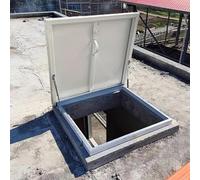 Botola Sul Tetto Portello Di Accesso Al Tetto For Impieghi Gravosi, Lucernario Portello Manutenzione Tetto Tappo For Porta Di Sicurezza For Cantine E Seminterrati(95x95cm/37.4x37.4in)