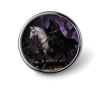 Botones metálicos con insignia redonda de Tarot, exquisitos botones con insignia redonda, piezas circulares de moda, porta pines clásicos, botones para camisas, ropa, broche de 1 pulgada