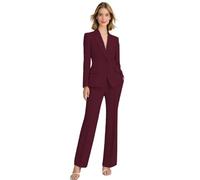 Botong 2 pezzi pantaloni da donna abiti eleganti slim fit abiti da lavoro professionale abbigliamento casual