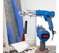 BoTongSiHai Kit DIY per Creazione Tappeti con Pistola per Tufting E Taglia Tappeti, 2 in 1 Cut E Loop Pile, Luce LED E velocità 1000-6000 RPM, Set Creativo per Arte Tessile(Single Unit)