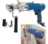 BoTongSiHai Pistola per Tufting con Taglia Tappeti Kit, 2 in 1 Cut E Loop Pile, Luce LED E velocità Regolabile 1000-6000 RPM, Strumento per Rifinitura E Design di Tappeti Precisi(with Trimmer)