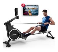 BOTORRO Vogatore Professionale per Casa BW5 Vogatore Magnetico e Aria Massimo 350 Libbre 10-Livelli Resistenza Facile da Montare Bluetooth LED Monitor Supporto Regolabile Adatto a Tutta La Famiglia