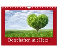 Botschaften mit Herz! (Wandkalender 2026 DIN A4 quer), CALVENDO Monatskalender: Dieser Kalender sagt mehr als viele Worte!