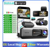 Botslab 4K HD Dash Cam anteriore e posteriore a doppio canale,170 ° Dashcam ultra ampia con visione notturna GPS ADAS, registrazione in loop di parcheggio 24 ore su 24, 7 giorni su 7