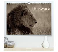 Botswana - Impressionen aus Afrika (hochwertiger Premium Wandkalender 2026 DIN A2 quer), Kunstdruck in Hochglanz: Herrliche sepia-getonte ... aus der Welt am Sambesi und im Okavangodelta.