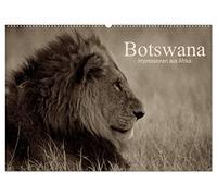 Botswana - Impressionen aus Afrika (Wandkalender 2026 DIN A2 quer), CALVENDO Monatskalender: Herrliche sepia-getonte Schwarzweiß-Fotos aus der Welt am Sambesi und im Okavangodelta.