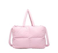 Botta for palude borsetta chiacchierata for una borsa a traversa leggera machiculla cuscino imbottito for donna lavoro lavoro da lavoro (rosa)