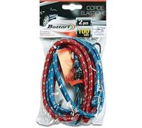 2 Pz Corda elastica con gancio Cm 100 Diametro 8mm fissaggio pacchi Auto Moto