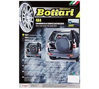 Telo Copriruota di scorta elasticizzato per fuoristrada 74 X 23 cm Nero
