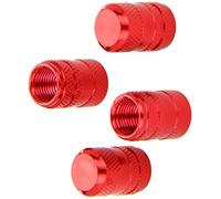 Bottari 27517 Kit 4 Pezzi Coprivalvole in Alluminio Tire Cup Rosso