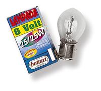 Bottari 30181 Lampadina Auto 6V 25/25W Attacco BA20D