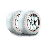 Bottari Calze da Neve Snow Socks Omologate Italia, Taglia XL, Bianco, Catene da Neve Tessili per R14 - R21 (Misure per Pneumatici Dettagliate all'Interno)