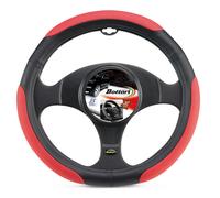 BOTTARI COPRIVOLANTE IN TPE ORION SIMIL PELLE DIAMETRO 37 - 39 cm NERO ROSSO