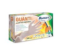 Bottari Guanti in Lattice con Talco - Monouso, Taglia L, Confezione da 100 Pezzi, Resistenti