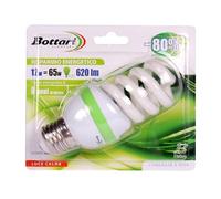 Bottari Lighting 97007 Eco Lampadina a Risparmio Energetico, Modello Spiral, E27, 65 W, Trasparente, Set di 1