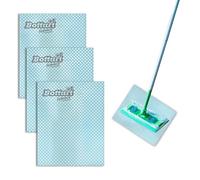 Bottari Panni Pavimento Retinato 40x50 cm - Confezione 3 Pezzi, Super Assorbenti - Lava, Asciuga e Lucida Senza Pelucchi e Aloni - Pulizia Casa Cucina Bagno, Lavabili in Lavatrice