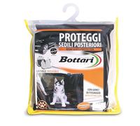 Bottari Proteggi Sedili Posteriori Auto per Cani - Telo Impermeabile e Lavabile 140x145 cm - con Fissaggio a Cinghie Regolabili e Foro per Cinture di Sicurezza - Coprisedile Posteriore per Animali