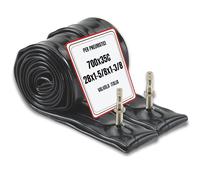 Bottari Set 2 Camere d’Aria Bicicletta 700x35C (28x1-5/8x1-3/8) - 28 pollici - Valvola Italia 40 mm - Compatibile Bici Uomo, City Bike e Trekking - Alta Resistenza