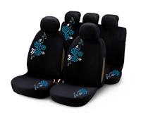 BOTTARI SET SERIE COMPLETA FODERE COPRISEDILI MODELLO MY FLOWER SWIVEL BLU 29011