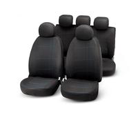 BOTTARI SET SERIE COMPLETA FODERE COPRISEDILI MODELLO EMBROIDERY NERO BLU 10027